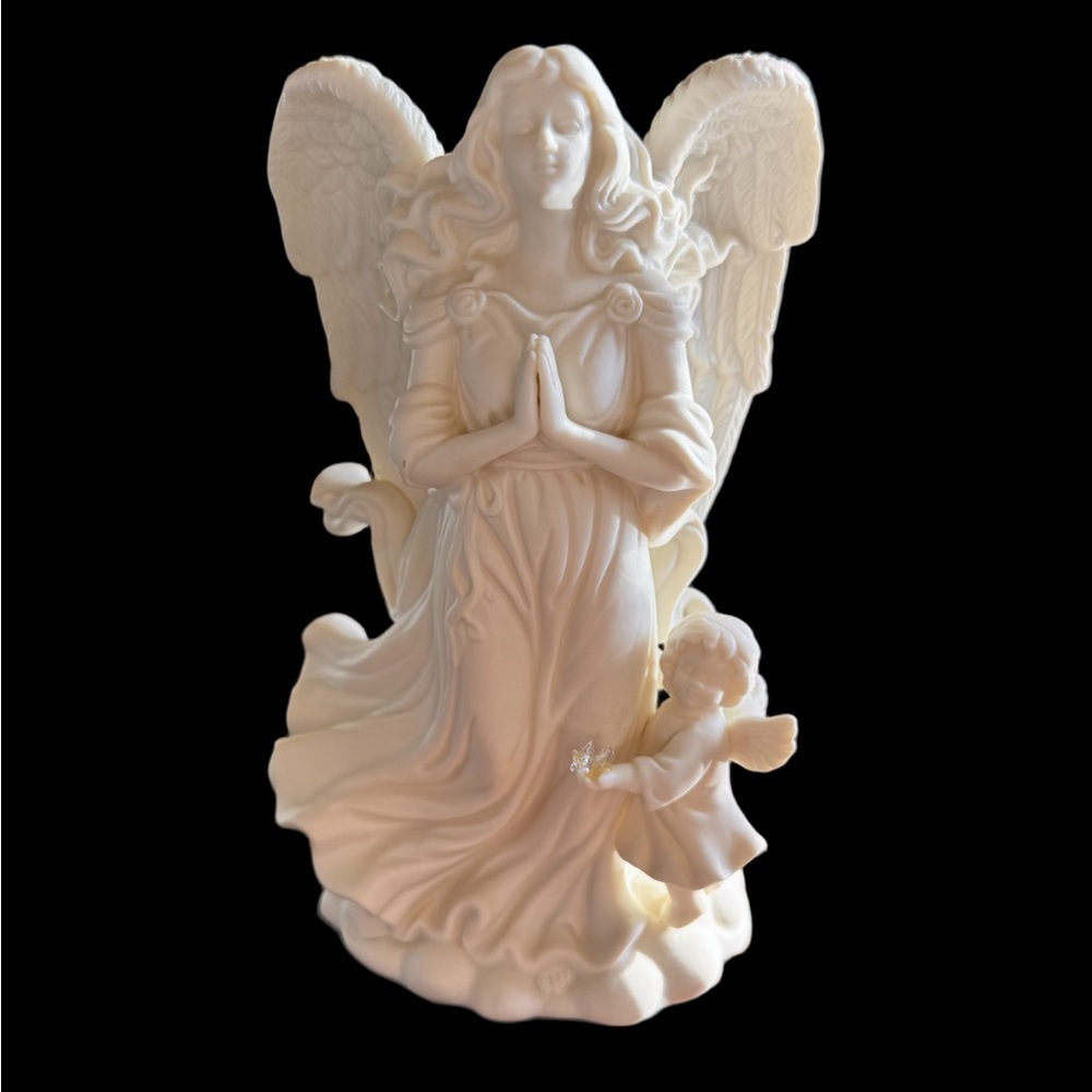 PartyLite Angel of Hope Bisque Porcelain Candle Accessory